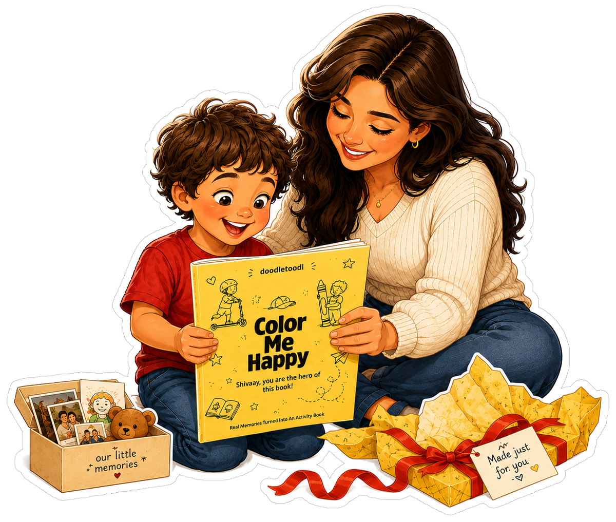 Memory moment illustration