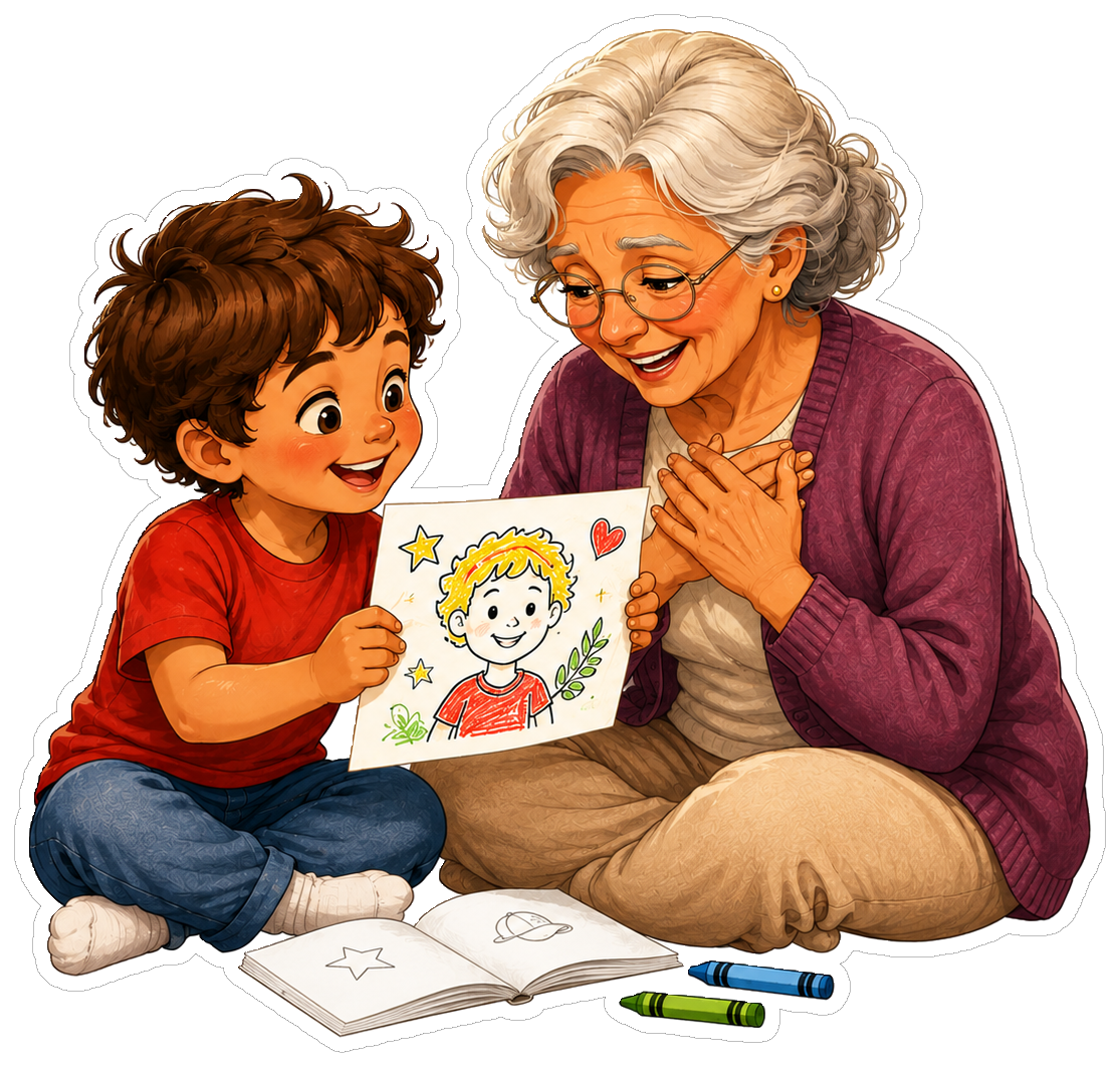 Memory moment illustration