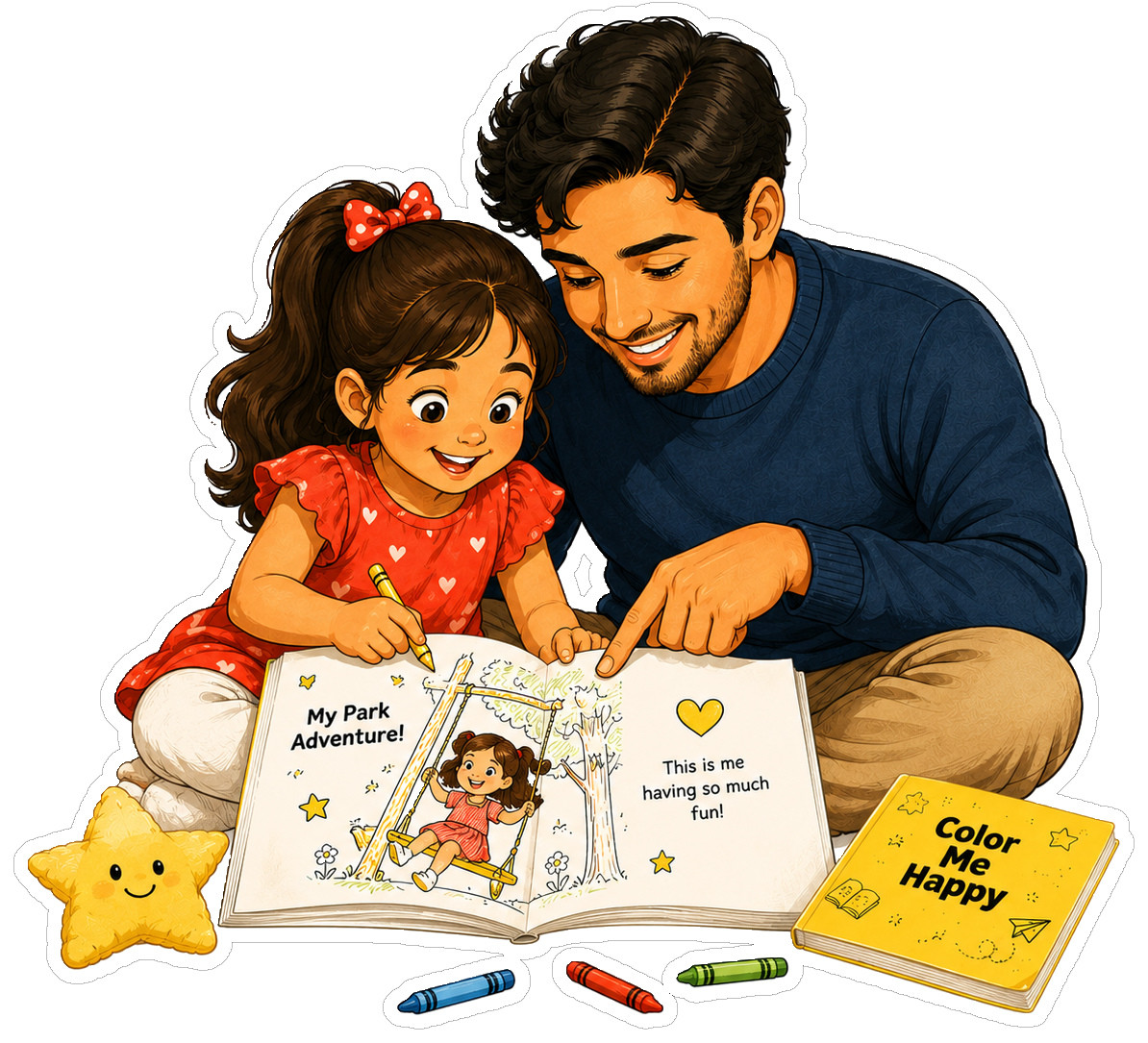 Memory moment illustration