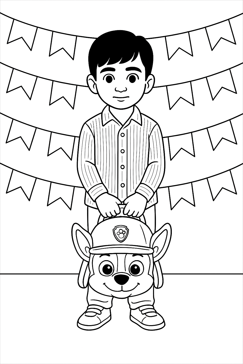 Colouring book doodle